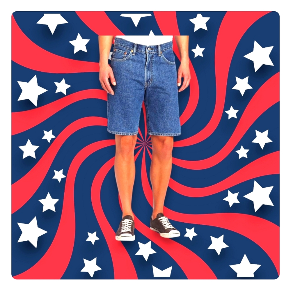 Men's Levi's Relaxed Fit 550 Jean Shorts Size 40 Waist  pre-owned